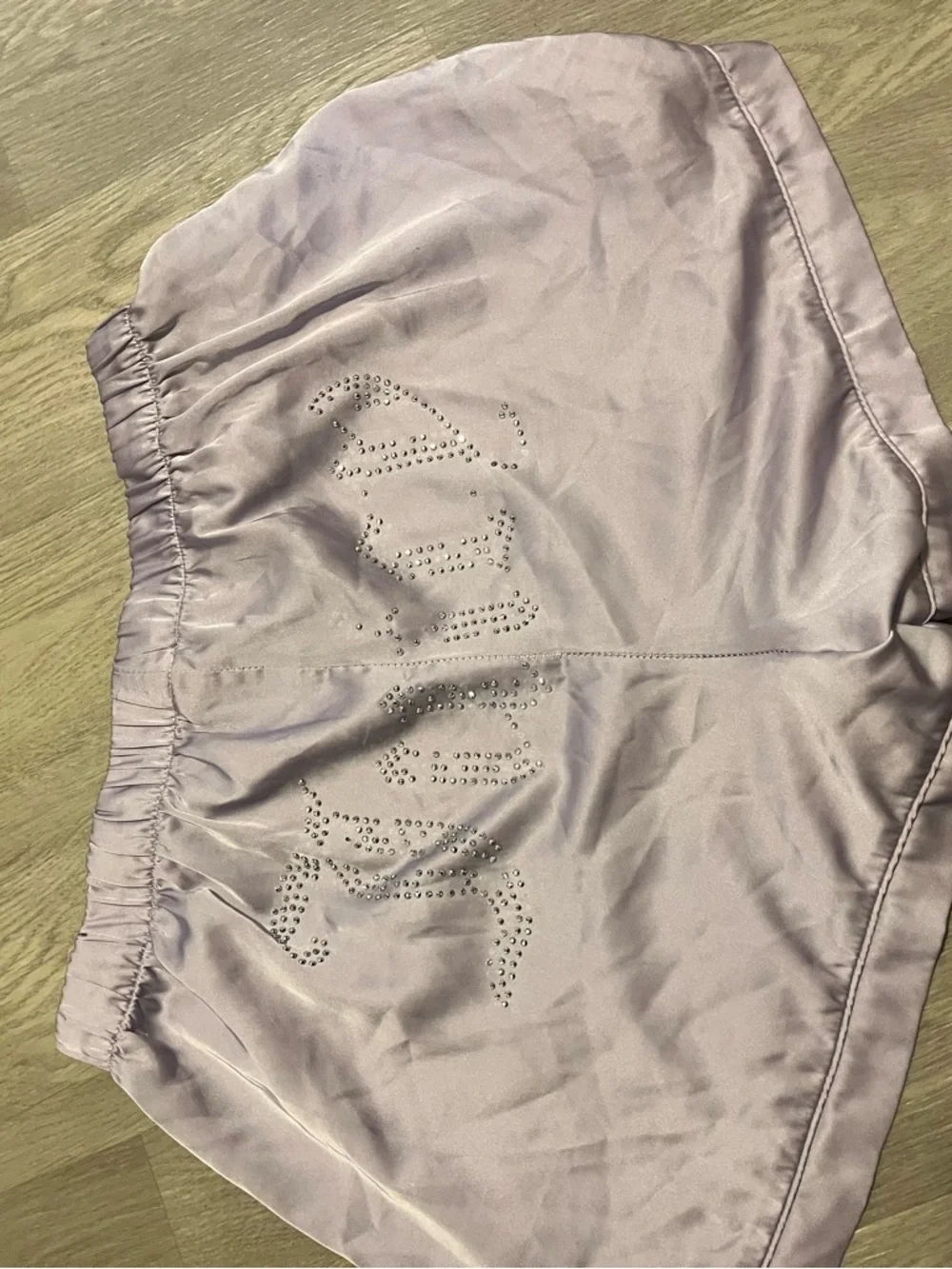 Juicy Couture Silver Satin Short Pajama Set‎
